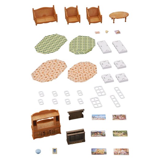 Sylvanian Families Akcesoria dla lalek &quot;Country house living room&quot; - 3+ ze sklepu Limango Polska w kategorii Zabawki - zdjęcie 187043072