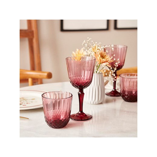 BELLA MAISON Kieliszek w kolorze jasnoróżowym do wina - 310 ml Bella Maison onesize okazja Limango Polska