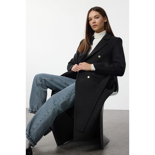 trendyol Płaszcz zimowy w kolorze czarnym Trendyol 34 okazyjna cena Limango Polska