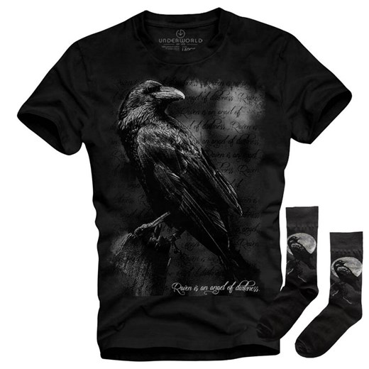 Zestaw koszulka i skarpety Underworld Raven ze sklepu morillo w kategorii T-shirty męskie - zdjęcie 187044953