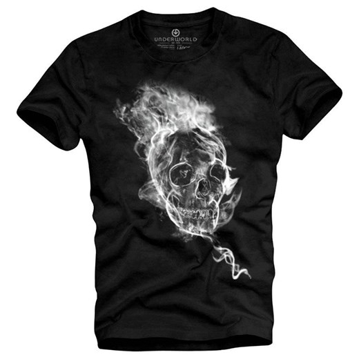T-shirt męski UNDERWORLD Smoke skull ze sklepu morillo w kategorii T-shirty męskie - zdjęcie 187045162