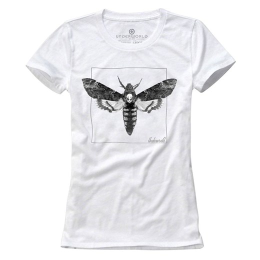 T-shirt damski UNDERWORLD Night Butterfly biały ze sklepu morillo w kategorii Bluzki damskie - zdjęcie 187045201