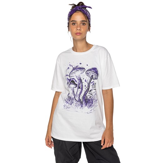 Koszulka loose fit UNDERWORLD Mushrooms ze sklepu morillo w kategorii Bluzki damskie - zdjęcie 187045314