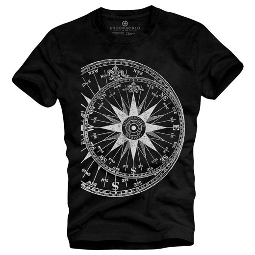 T-shirt męski UNDERWORLD Compass ze sklepu morillo w kategorii T-shirty męskie - zdjęcie 187045582