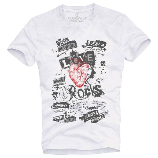 T-shirt męski UNDERWORLD Rocks ze sklepu morillo w kategorii T-shirty męskie - zdjęcie 187045711