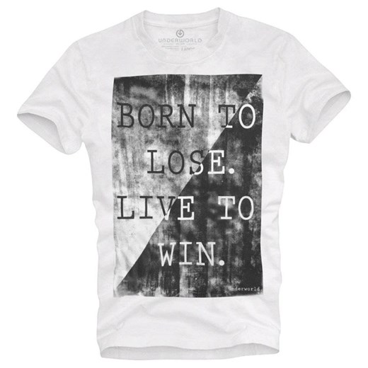 T-shirt męski UNDERWORLD Born to lose live to win ze sklepu morillo w kategorii T-shirty męskie - zdjęcie 187045844