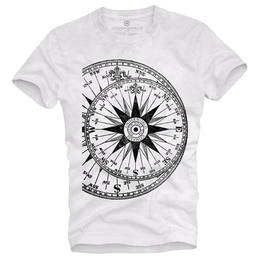 T-shirt męski UNDERWORLD Compass ze sklepu morillo w kategorii T-shirty męskie - zdjęcie 187046733