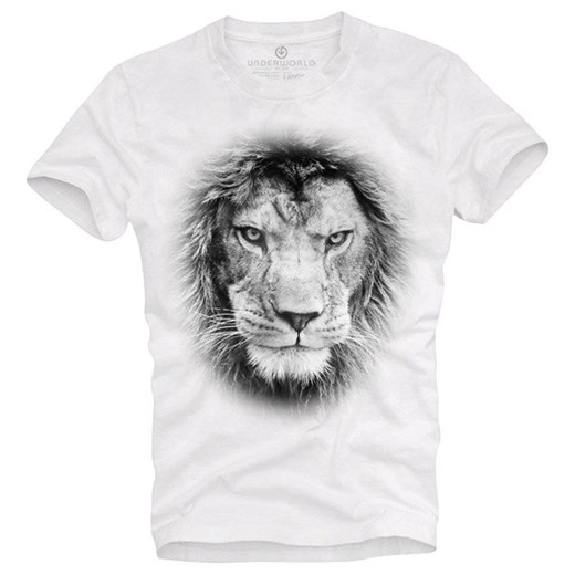 T-shirt męski UNDERWORLD Lion ze sklepu morillo w kategorii T-shirty męskie - zdjęcie 187047032
