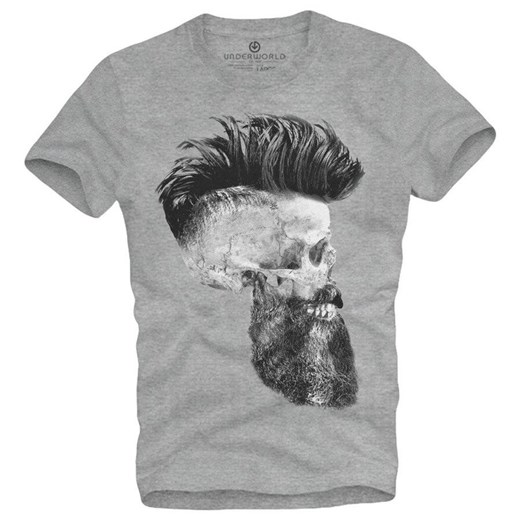 T-shirt męski UNDERWORLD Skull with a beard ze sklepu morillo w kategorii T-shirty męskie - zdjęcie 187047423