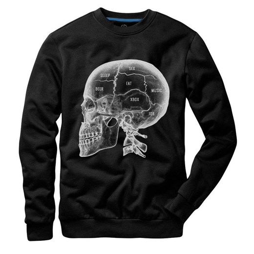 Bluza marki UNDERWORLD unisex X-ray skull ze sklepu morillo w kategorii Bluzy męskie - zdjęcie 187047534