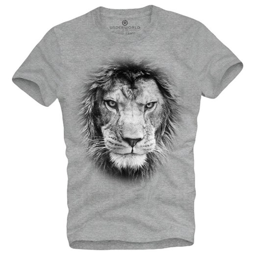 T-shirt męski UNDERWORLD Lion ze sklepu morillo w kategorii T-shirty męskie - zdjęcie 187047602