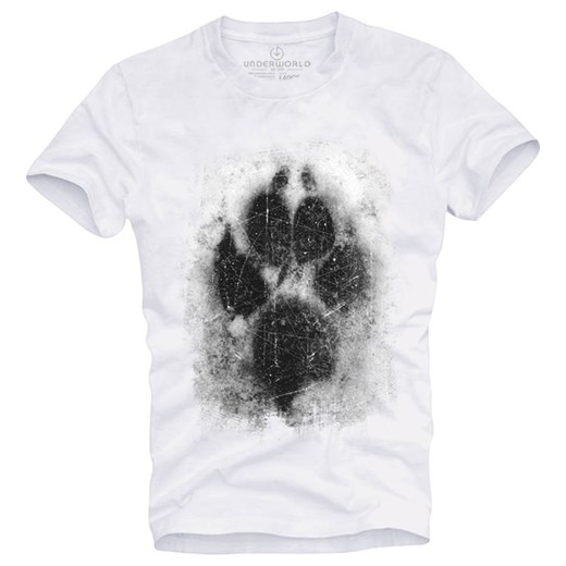 T-shirt męski UNDERWORLD Animal footprint ze sklepu morillo w kategorii T-shirty męskie - zdjęcie 187047634