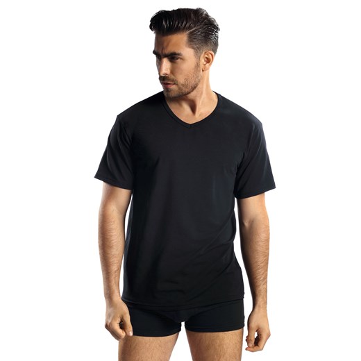 Koszulka t-shirt Reviver F5570 T2 czarny ze sklepu kontri.pl w kategorii T-shirty męskie - zdjęcie 187048013