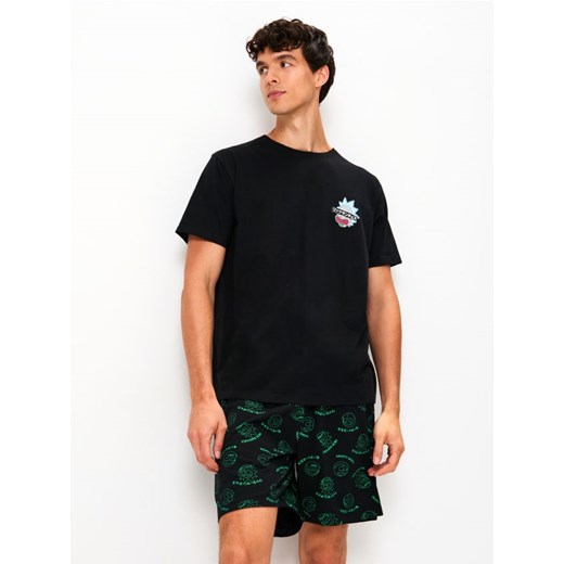 Sinsay - Bawełniana piżama dwuczęściowa Rick & Morty - wielobarwny ze sklepu Sinsay w kategorii Piżamy męskie - zdjęcie 187049113