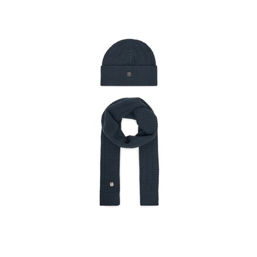 Zestaw Szalik i Czapka JOOP! Feranto 30048148 Granatowy ze sklepu eobuwie.pl w kategorii Czapki zimowe męskie - zdjęcie 187051621