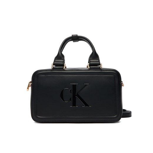 Calvin Klein Torebka Bold Ck Bauletto Crossbody LV04F3411G Czarny - id: 8721224848187 - marki Calvin Klein - 187051774 Calvin Klein Torebka Bold Ck Bauletto Crossbody LV04F3411G Czarny ze sklepu MODIVO w kategorii Kuferki - zdjęcie 187051774
