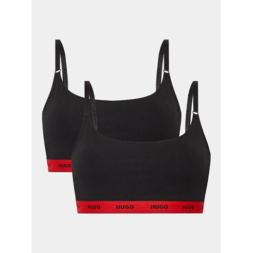 HUGO Komplet biustonoszy topów 50480158 Czarny ze sklepu MODIVO w kategorii Biustonosze - zdjęcie 187051793