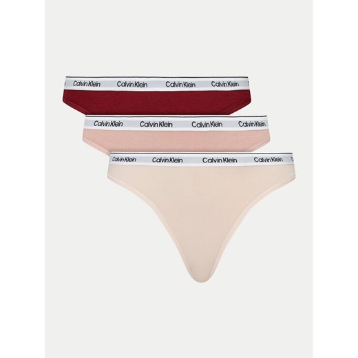Calvin Klein Underwear Komplet stringów 000QD5209E Kolorowy - id: 0000304060083 - marki Calvin Klein Underwear - 187051804 Calvin Klein Underwear Komplet stringów 000QD5209E Kolorowy ze sklepu MODIVO w kategorii Majtki damskie - zdjęcie 187051804