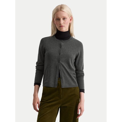 Marc O'Polo Kardigan 509 5118 61085 Szary Slim Fit ze sklepu MODIVO w kategorii Swetry damskie - zdjęcie 187051860