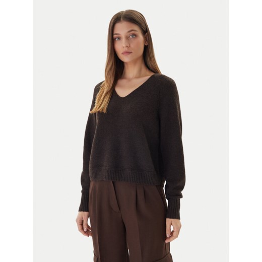 Vero Moda Sweter Aquarius 10331898 Brązowy Regular Fit ze sklepu MODIVO w kategorii Swetry damskie - zdjęcie 187051861