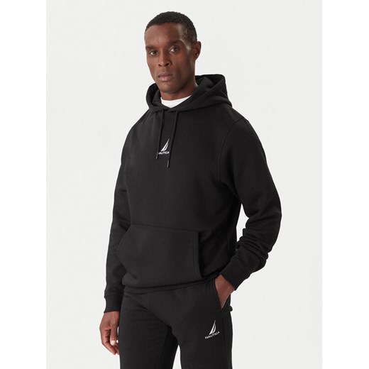 Nautica Bluza Wallowa N1T04066 Czarny Regular Fit ze sklepu MODIVO w kategorii Bluzy męskie - zdjęcie 187051862