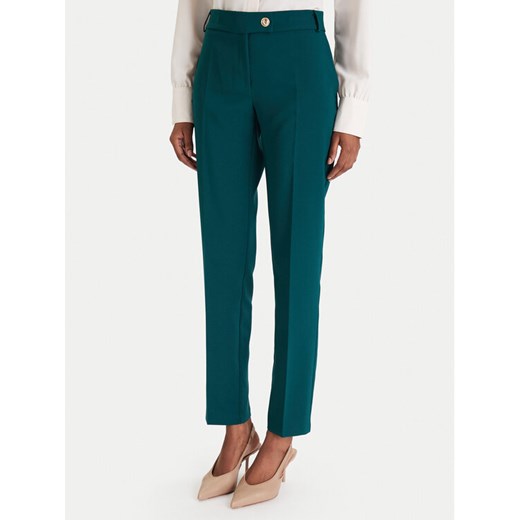 Rinascimento Chinosy CFC0126225003 Zielony Slim Fit ze sklepu MODIVO w kategorii Spodnie damskie - zdjęcie 187051881