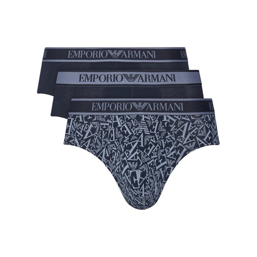 Emporio Armani Underwear Komplet slipów EM000369 AF10779 MB089 Granatowy ze sklepu MODIVO w kategorii Majtki męskie - zdjęcie 187051882