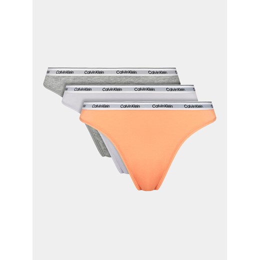 Calvin Klein Underwear Komplet stringów 000QD5209E Kolorowy - id: 0000303412265 - marki Calvin Klein Underwear - 187051884 Calvin Klein Underwear Komplet stringów 000QD5209E Kolorowy ze sklepu MODIVO w kategorii Majtki damskie - zdjęcie 187051884