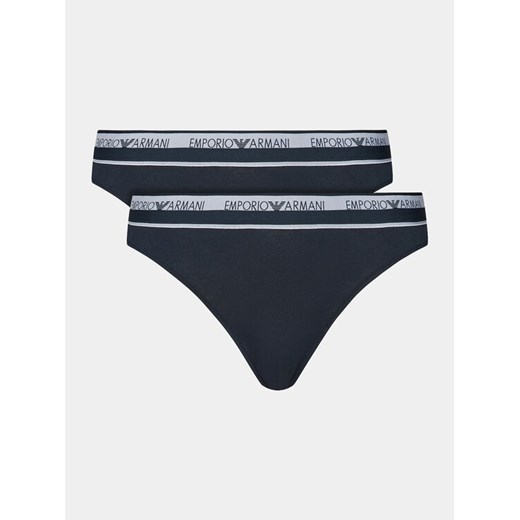 Emporio Armani Underwear Komplet fig brazylijskich 163337 4R227 00135 Granatowy ze sklepu MODIVO w kategorii Majtki damskie - zdjęcie 187051900