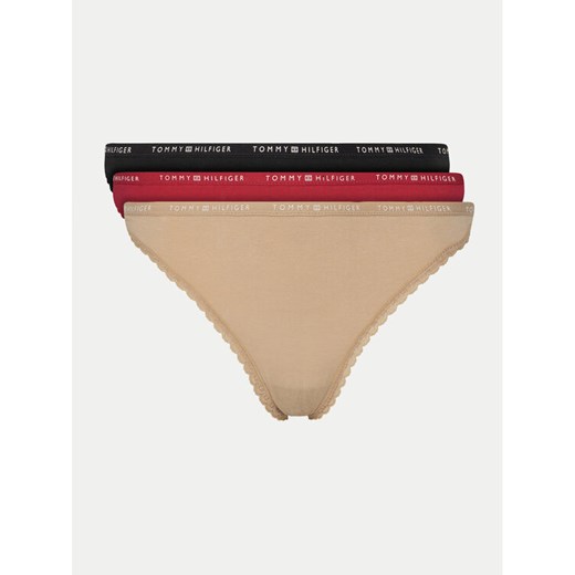 Tommy Hilfiger Komplet stringów UW0UW05954 Kolorowy ze sklepu MODIVO w kategorii Majtki damskie - zdjęcie 187051920