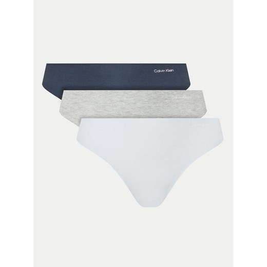 Calvin Klein Underwear Komplet stringów Thong 3Pk 000QD5219E Kolorowy - id: 0000304060854 - marki Calvin Klein Underwear - 187051932 Calvin Klein Underwear Komplet stringów Thong 3Pk 000QD5219E Kolorowy ze sklepu MODIVO w kategorii Majtki damskie - zdjęcie 187051932