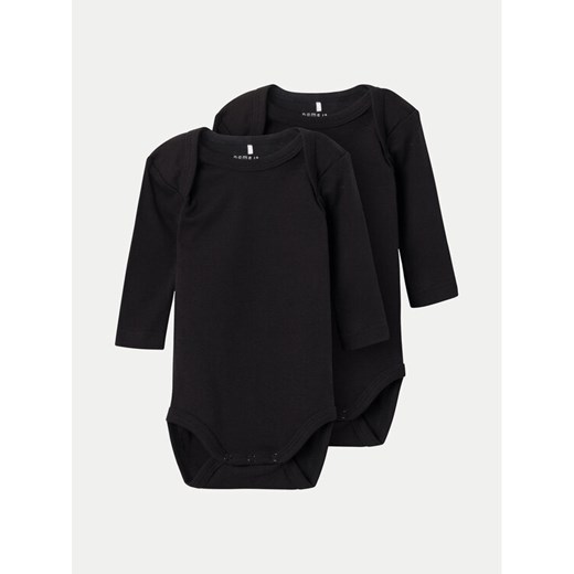 NAME IT Komplet body dziecięcych 13222503 Czarny ze sklepu MODIVO w kategorii Body niemowlęce - zdjęcie 187051942