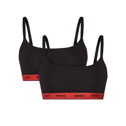 HUGO Komplet biustonoszy topów Twin 50545691 Czarny ze sklepu MODIVO w kategorii Biustonosze - zdjęcie 187051951