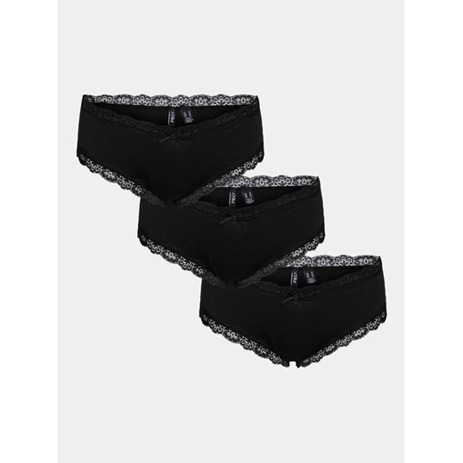 Pieces Komplet fig Nola 17108468 Czarny ze sklepu MODIVO w kategorii Majtki damskie - zdjęcie 187051961