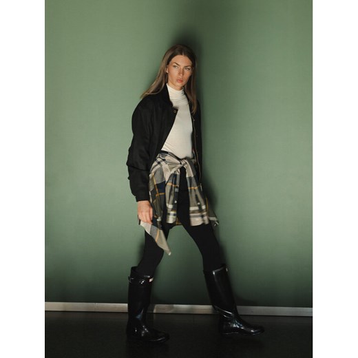 Hunter Kurtka przejściowa Leith HARW0065251 Czarny Oversize ze sklepu MODIVO w kategorii Kurtki damskie - zdjęcie 187052002