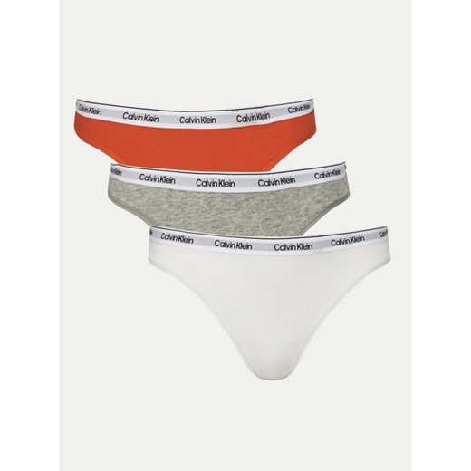 Calvin Klein Underwear Komplet stringów 000QD5209E Kolorowy ze sklepu MODIVO w kategorii Majtki damskie - zdjęcie 187052011