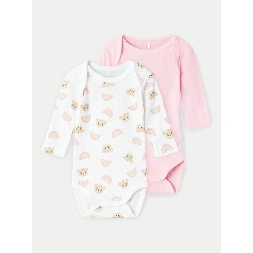 NAME IT Komplet body dziecięcych 13227023 Różowy Name It 50 MODIVO