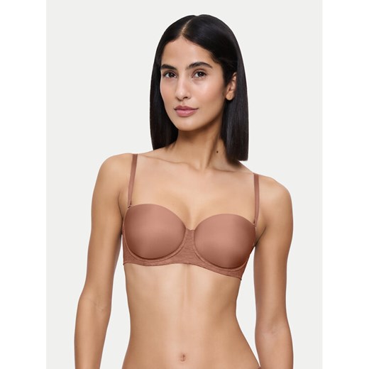 Triumph Biustonosz bardotka Signature Sheer 10224861 Brązowy - id: 0000305500182 - marki Triumph - 187052061 Triumph Biustonosz bardotka Signature Sheer 10224861 Brązowy ze sklepu MODIVO w kategorii Biustonosze - zdjęcie 187052061