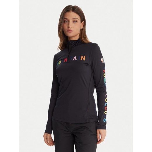 Rossignol Bluza techniczna RLOWL11 Czarny Slim Fit ze sklepu MODIVO w kategorii Bluzy damskie - zdjęcie 187052071