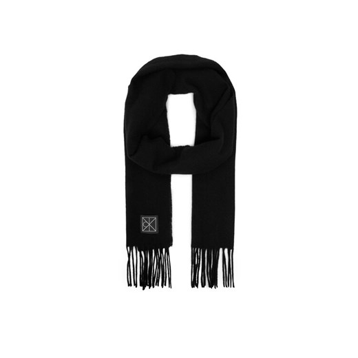 Calvin Klein Szalik Emblem LV04D8015G Czarny ze sklepu MODIVO w kategorii Szaliki męskie - zdjęcie 187052103