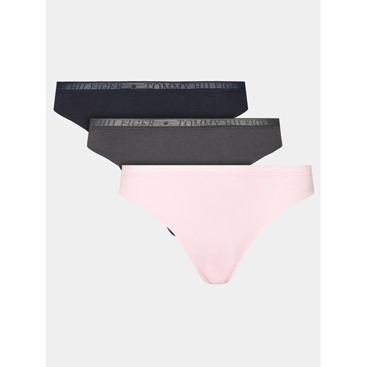 Tommy Hilfiger Komplet stringów UW0UW04890 Kolorowy - id: 0000303403652 - marki Tommy Hilfiger - 187052110 Tommy Hilfiger Komplet stringów UW0UW04890 Kolorowy ze sklepu MODIVO w kategorii Majtki damskie - zdjęcie 187052110