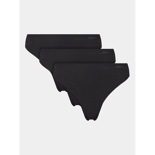 DKNY Komplet stringów DK5026BP3 Czarny - id: 0000303221157 - marki DKNY - 187052131 DKNY Komplet stringów DK5026BP3 Czarny ze sklepu MODIVO w kategorii Majtki damskie - zdjęcie 187052131