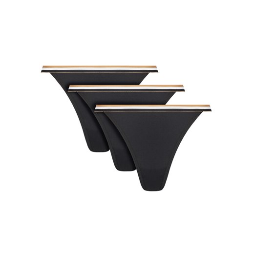 BOSS Komplet stringów 50545602 Czarny ze sklepu MODIVO w kategorii Majtki damskie - zdjęcie 187052151