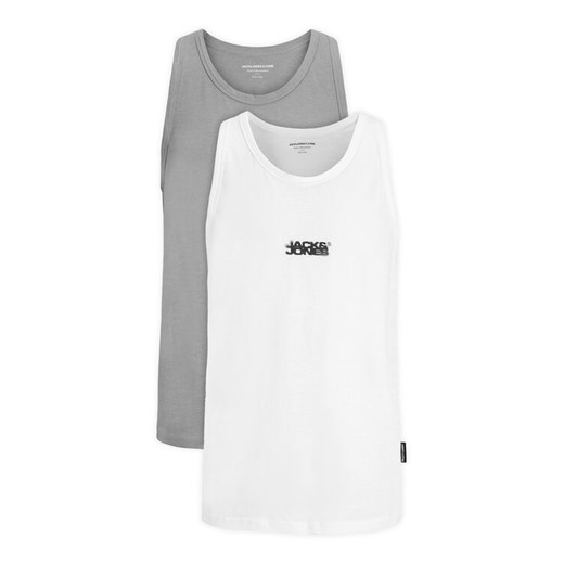 Jack & Jones Komplet tank topów Sago 12284750 Szary Regular Fit ze sklepu MODIVO w kategorii T-shirty męskie - zdjęcie 187052230