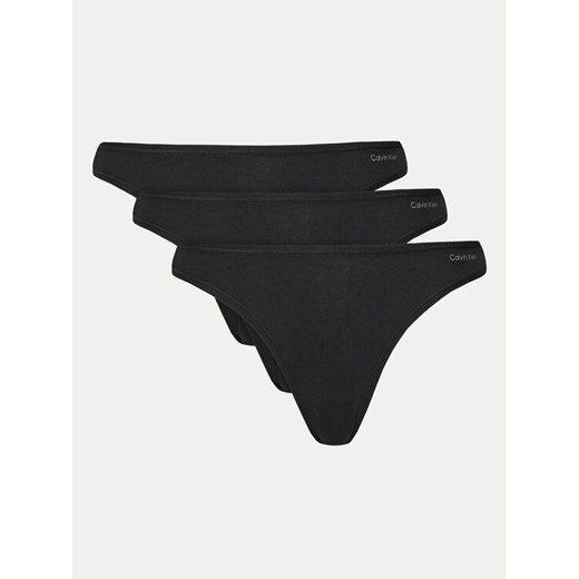Calvin Klein Underwear Komplet stringów 000QD5217E Czarny - id: 0000303458775 - marki Calvin Klein Underwear - 187052281 Calvin Klein Underwear Komplet stringów 000QD5217E Czarny ze sklepu MODIVO w kategorii Majtki damskie - zdjęcie 187052281