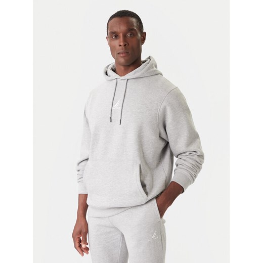 Nautica Bluza Wallowa N1T04066 Szary Regular Fit ze sklepu MODIVO w kategorii Bluzy męskie - zdjęcie 187052393