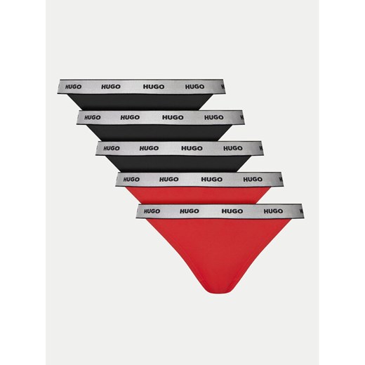 HUGO Komplet stringów Fivepack 50527208 Kolorowy - id: 0000304326141 - marki Hugo Boss - 187052412 HUGO Komplet stringów Fivepack 50527208 Kolorowy ze sklepu MODIVO w kategorii Majtki damskie - zdjęcie 187052412