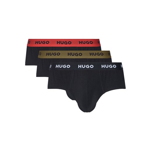 HUGO Komplet slipów 50532570 Czarny ze sklepu MODIVO w kategorii Majtki męskie - zdjęcie 187052431