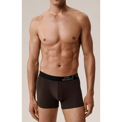 Atlantic 3-pack bokserki męskie 3MH-226-SZMC/CEMC/BRM, Kolor brązowo-szary, Rozmiar 2XL, ATLANTIC ze sklepu Primodo w kategorii Majtki męskie - zdjęcie 187056611