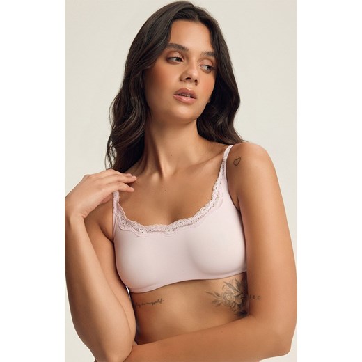 Esotiq top bez fiszbin Bloovii Arien 43856-03X, Kolor jasnoróżowy, Rozmiar L, BLOOVII ze sklepu Primodo w kategorii Biustonosze - zdjęcie 187056704